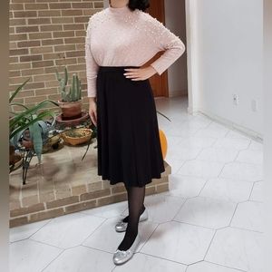 H and M Pink Pearl Sweater Size XS